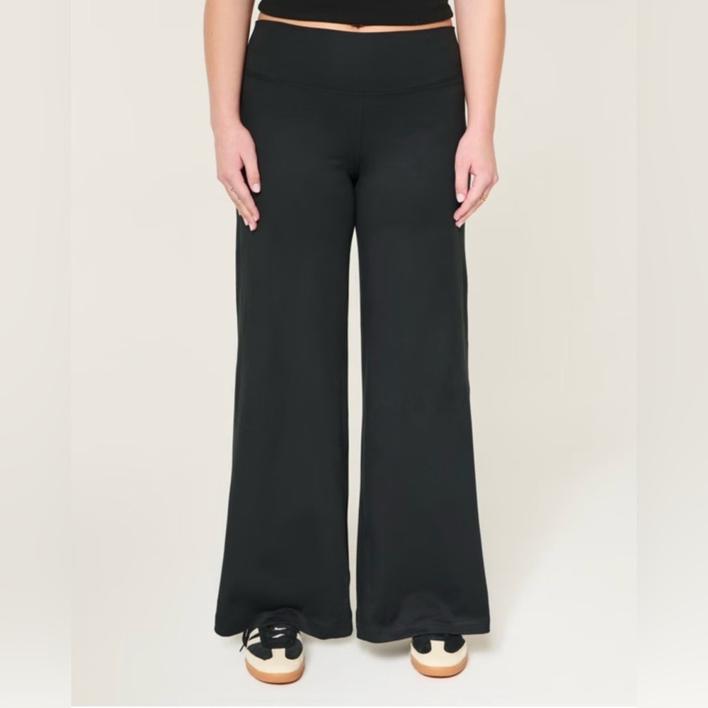Gilly Hicks Charcoal Wide-Leg Pants S